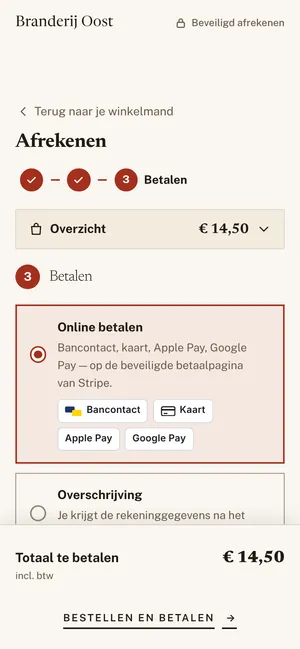 Betalingen